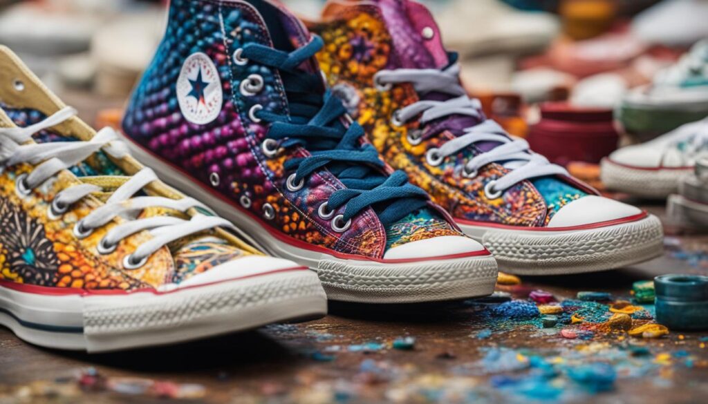 Kustomisasi sepatu Converse