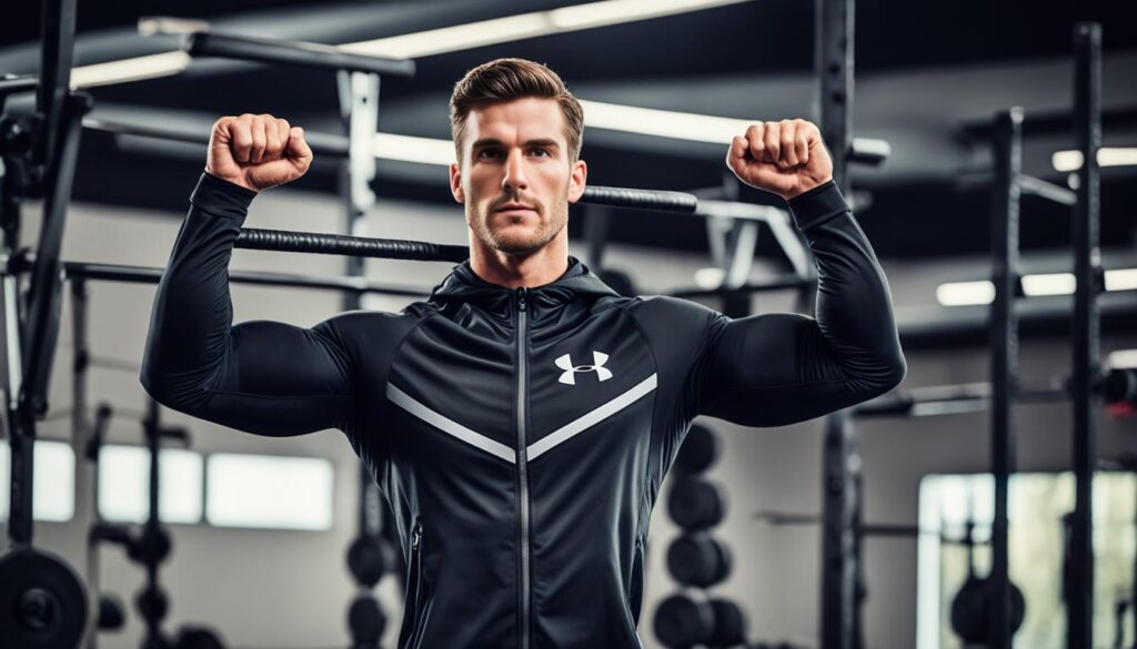 jaket training under armour