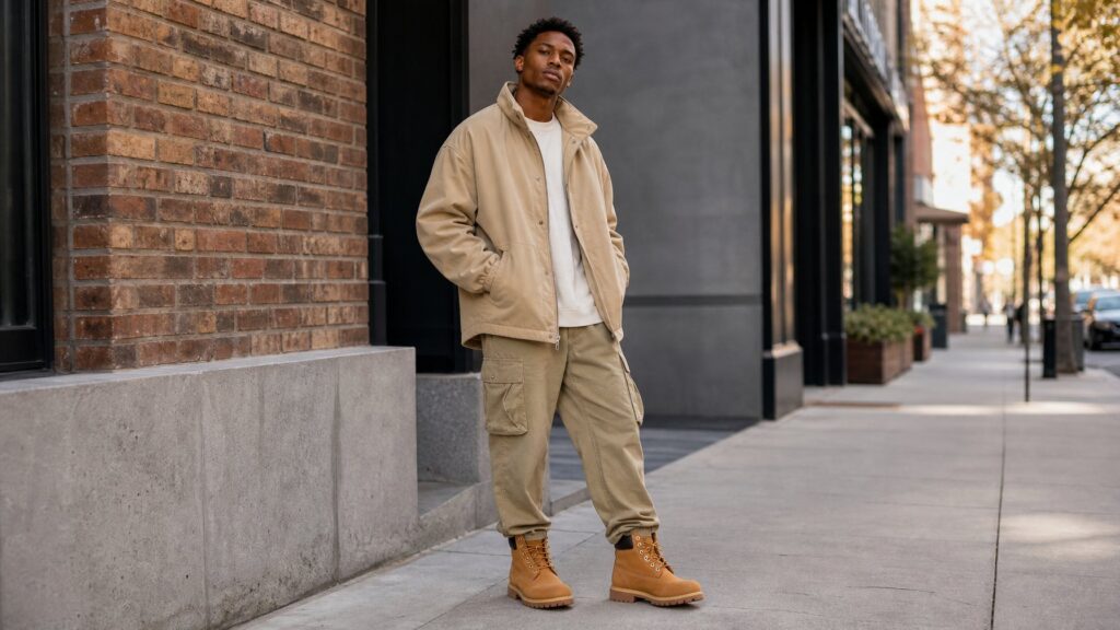 Inspirasi Gaya Streetwear Modis Menggunakan Boots Timberland Klasik untuk Tampilan Urban Modern